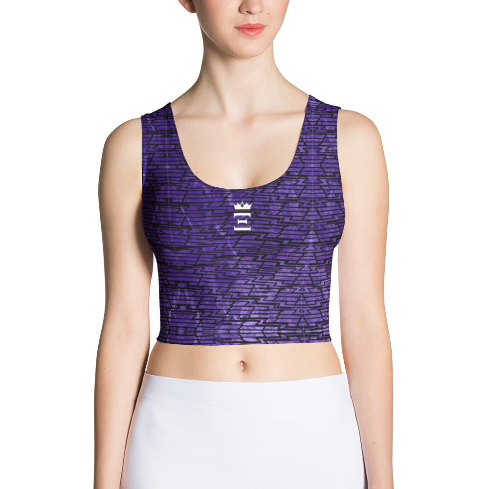 Purple Charge Crop Top