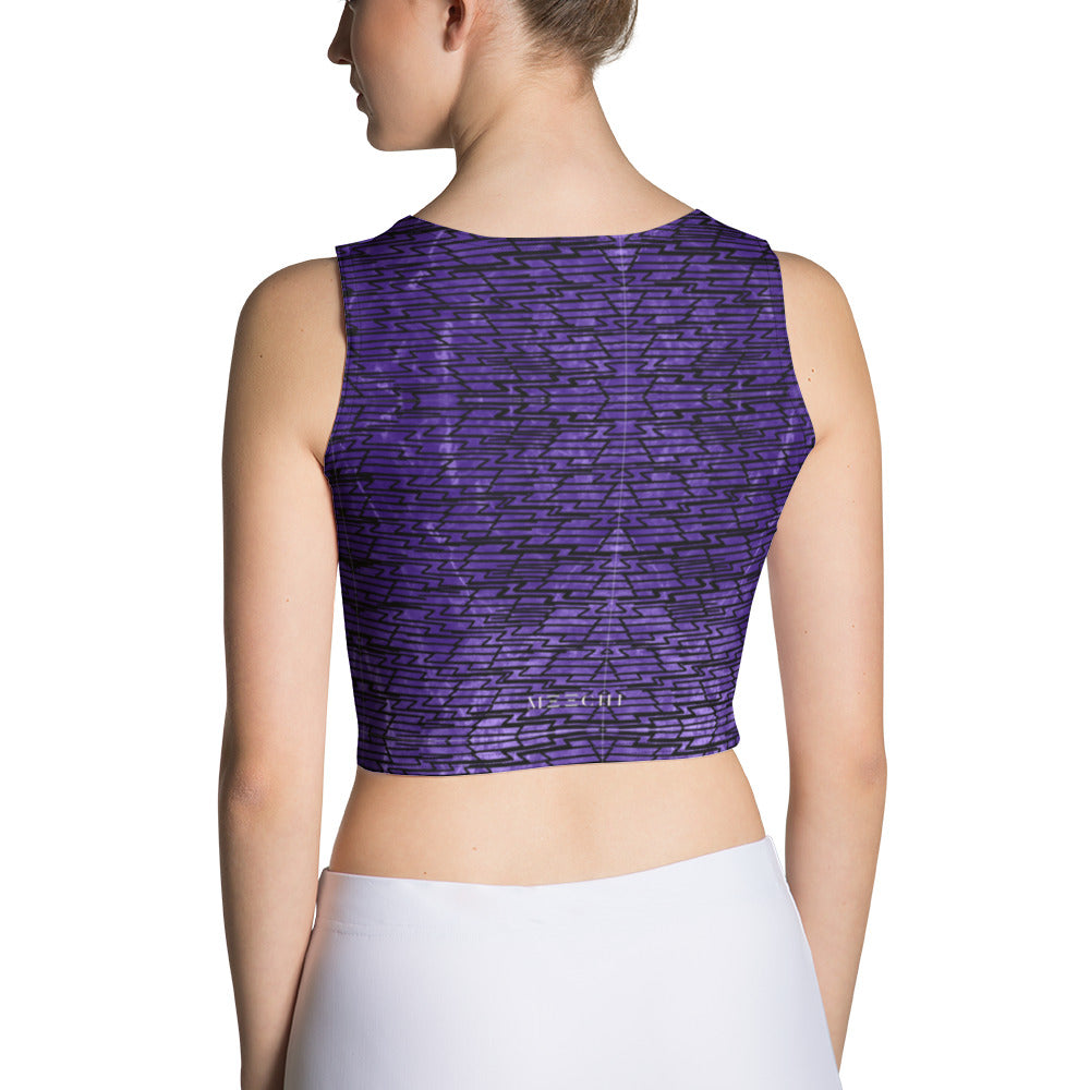 Purple Charge Crop Top