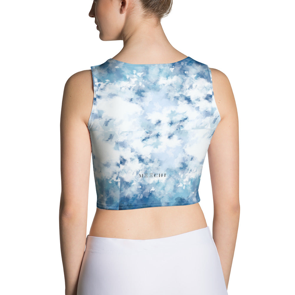Blue Diamonds Crop Top