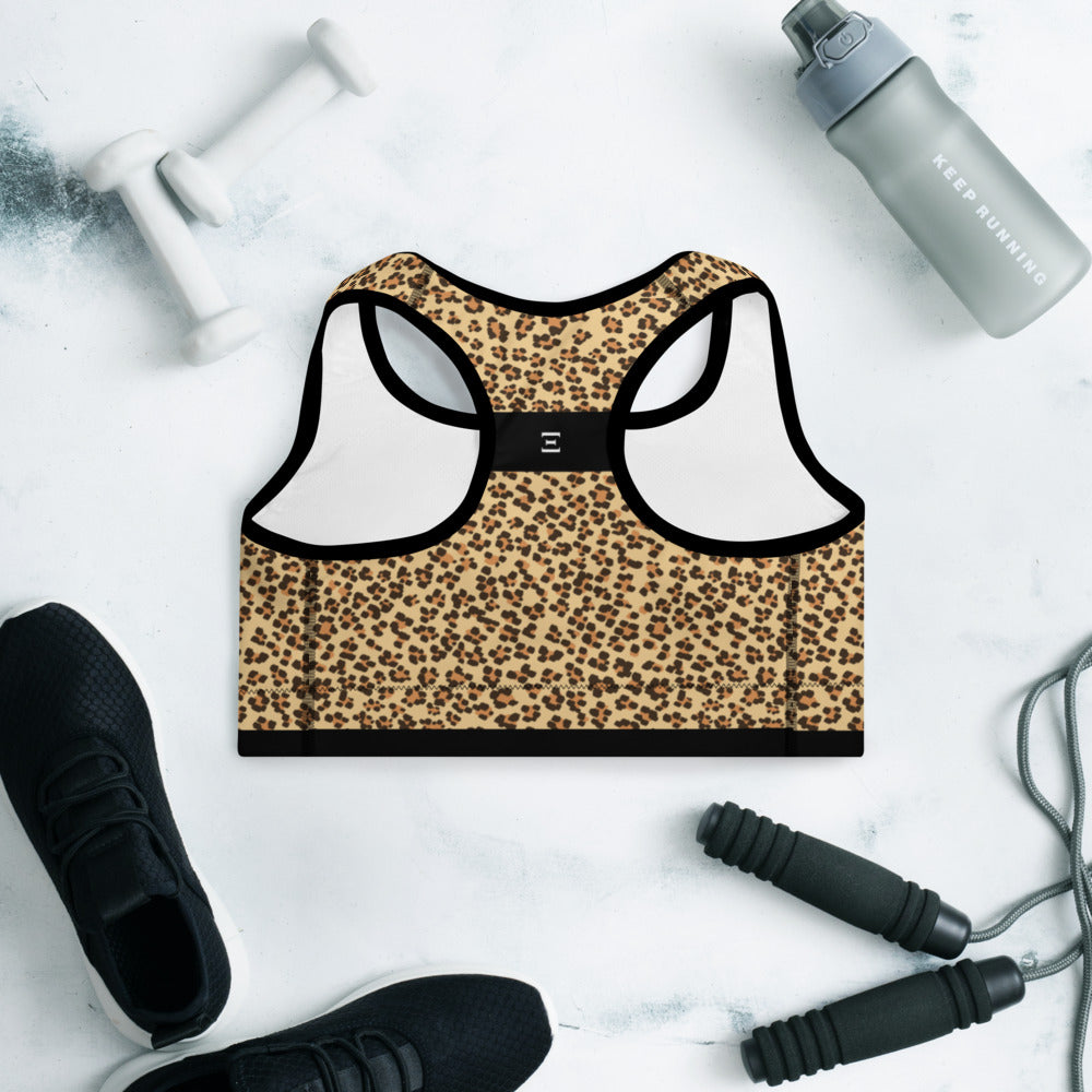 Black Leopard Sports Bra