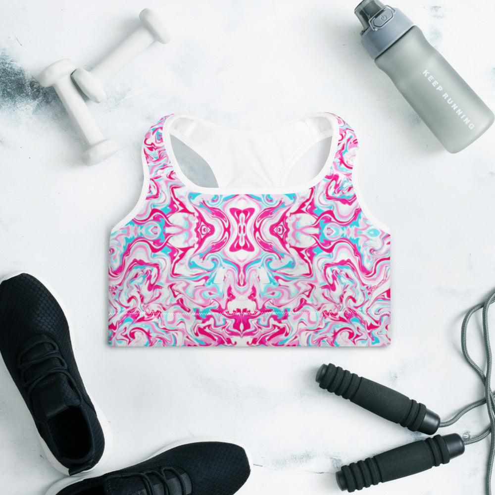 Fine Marble Sports Bra