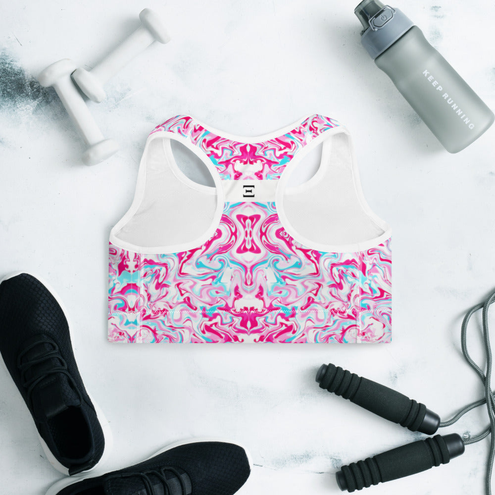 Fine Marble Sports Bra