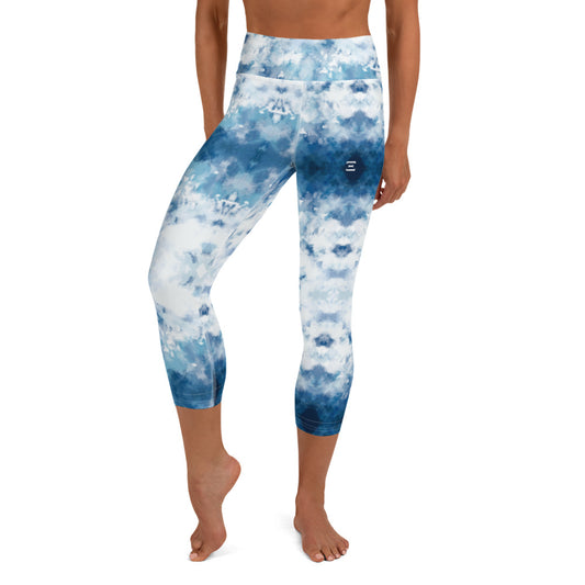 Blue Diamonds Calf-Hi Leggings