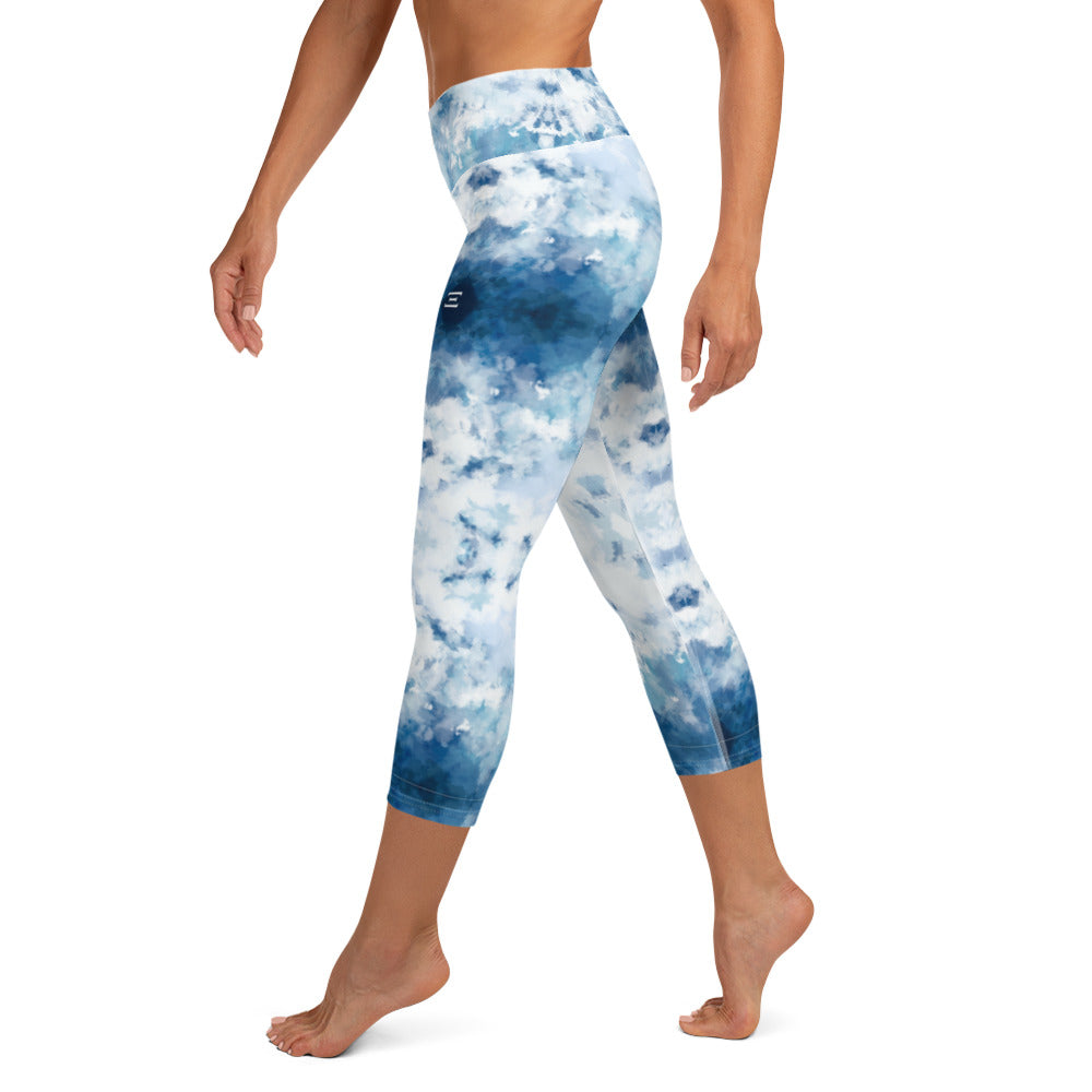 Blue Diamonds Calf-Hi Leggings