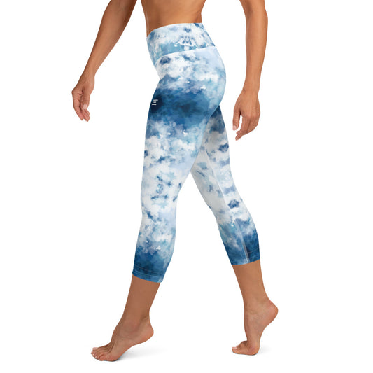 Blue Diamonds Calf-Hi Leggings