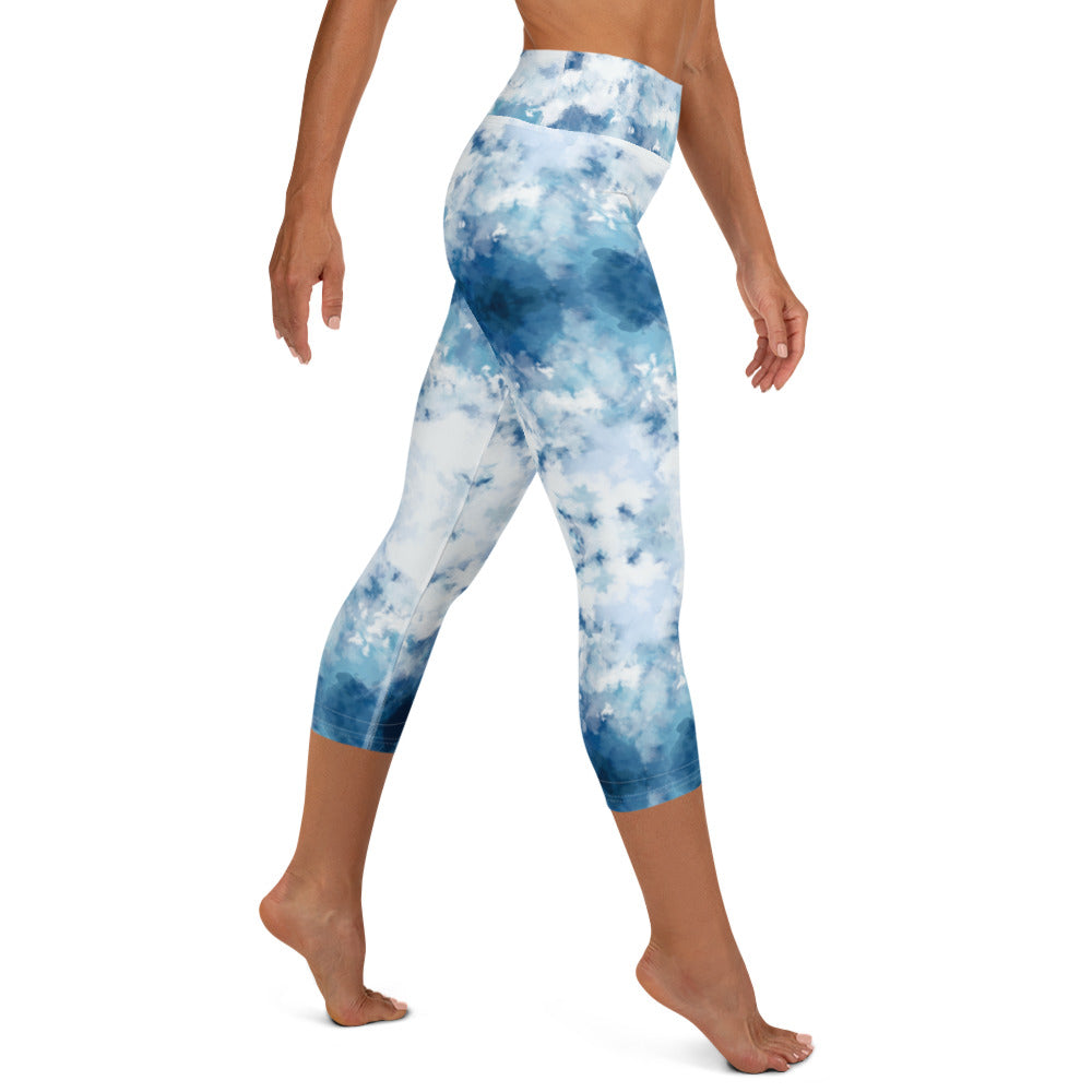 Blue Diamonds Calf-Hi Leggings