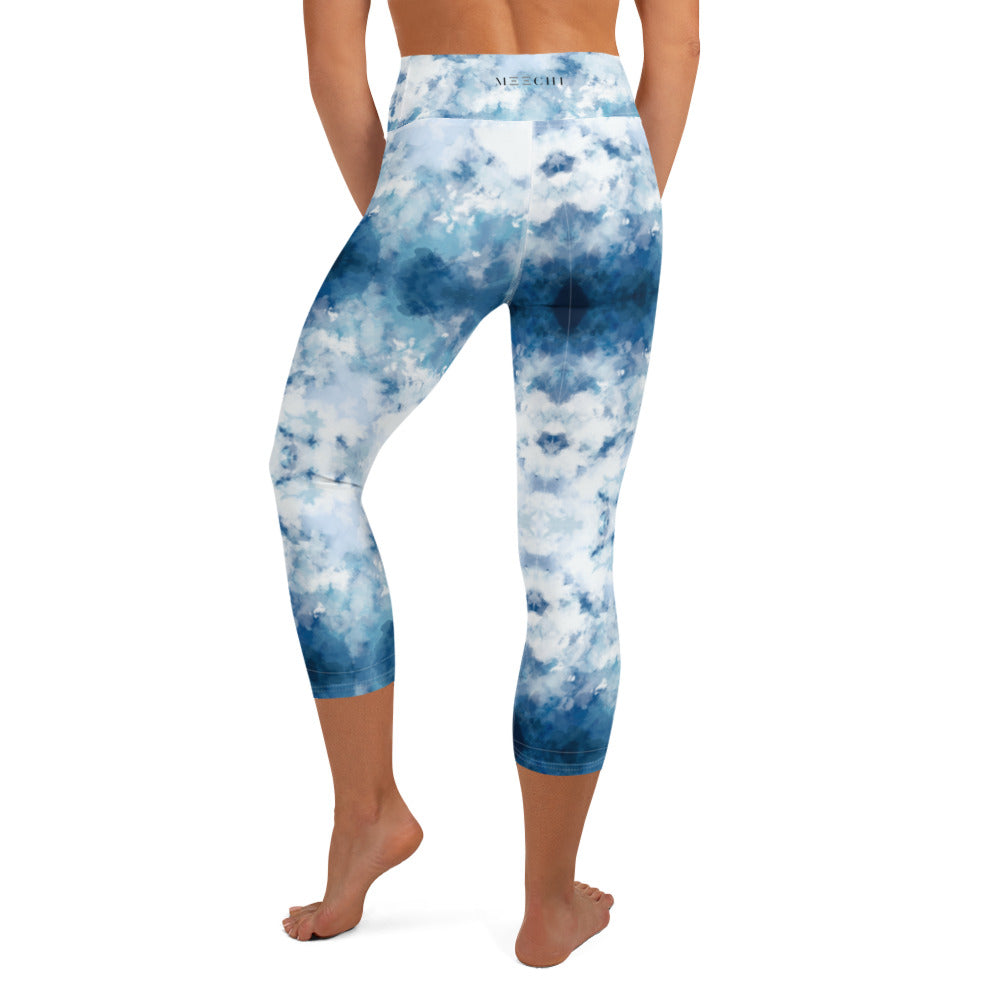 Blue Diamonds Calf-Hi Leggings