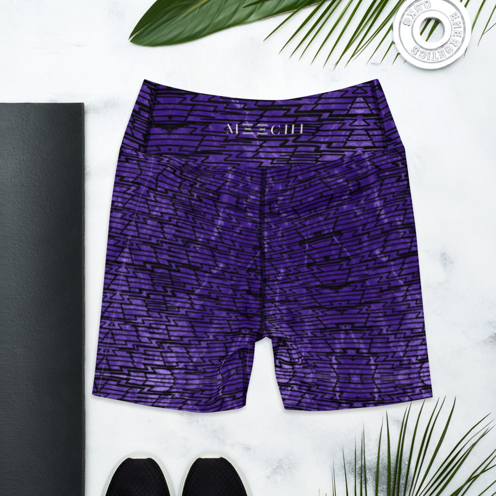 Purple Charge Biker Shorts