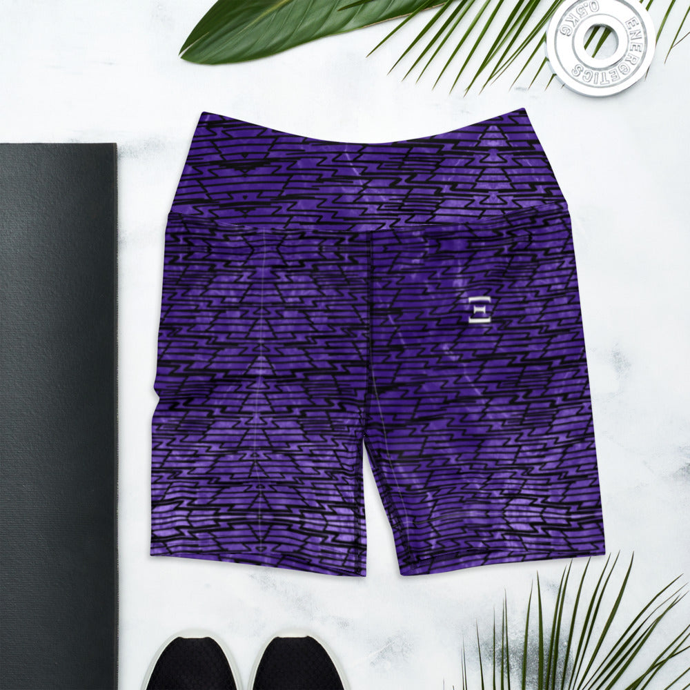 Purple Charge Biker Shorts