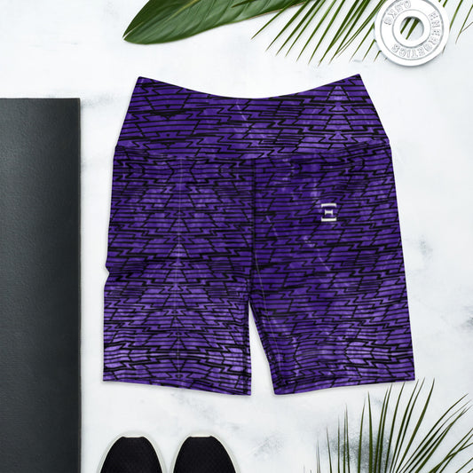 Purple Charge Biker Shorts