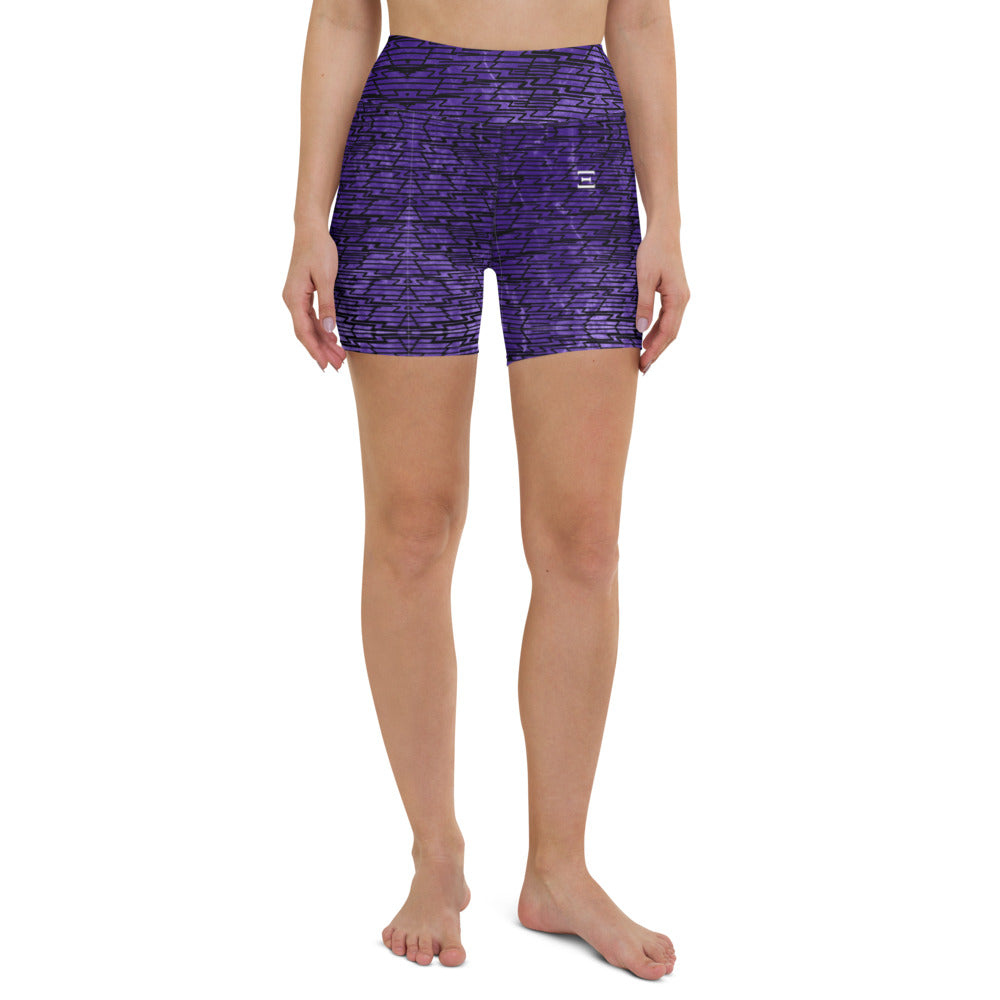 Purple Charge Biker Shorts