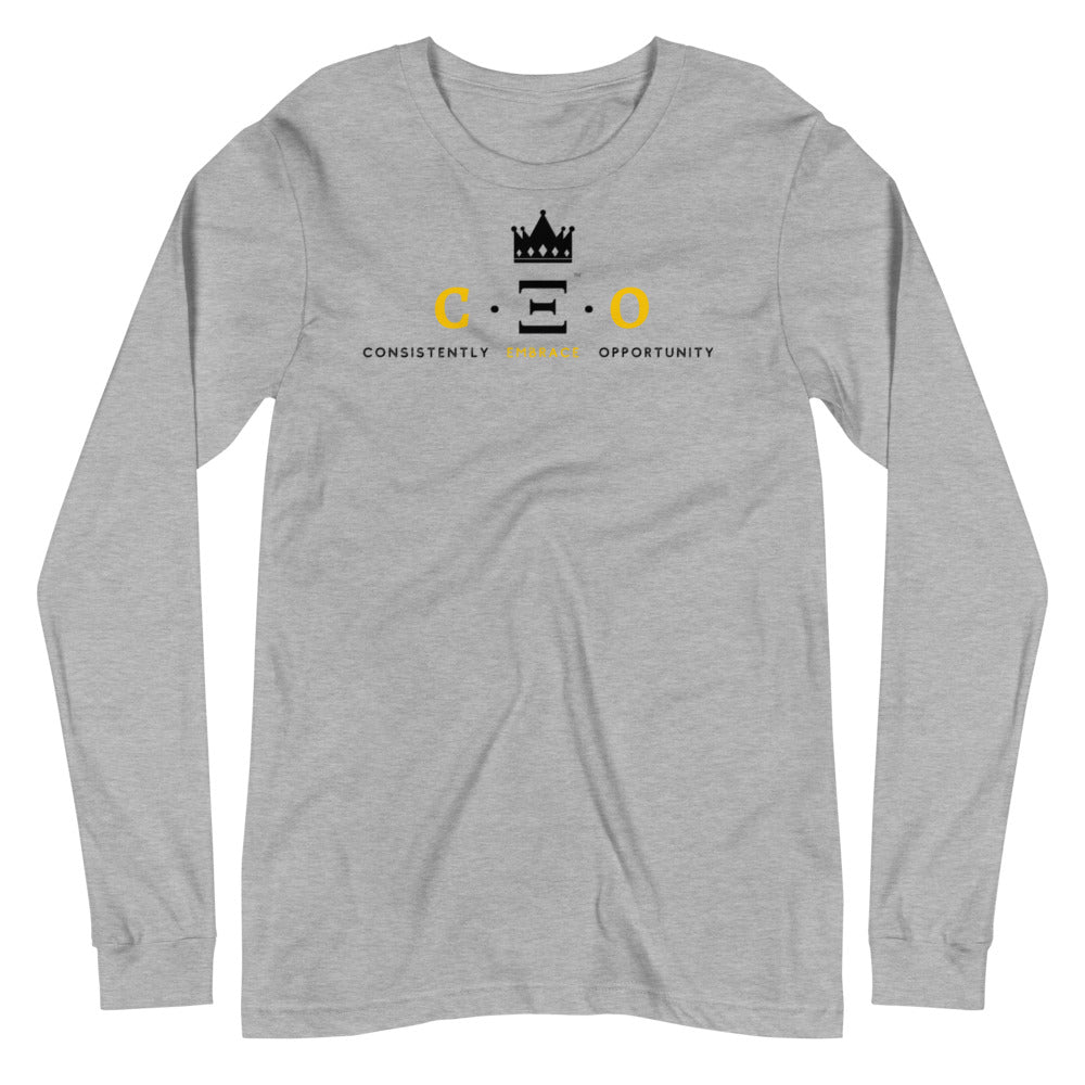 Crowned CEO Long Sleeve Tee-MEECHI