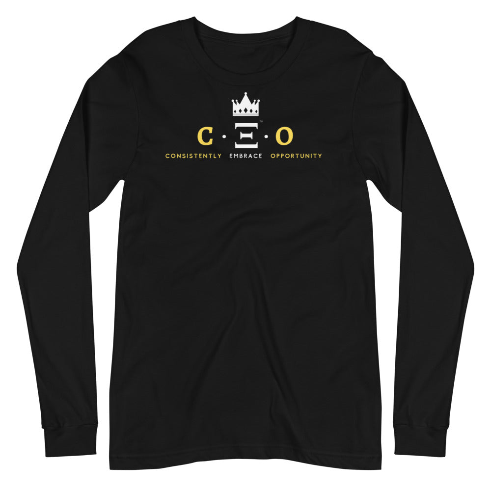Crowned CEO Long Sleeve Tee-MEECHI
