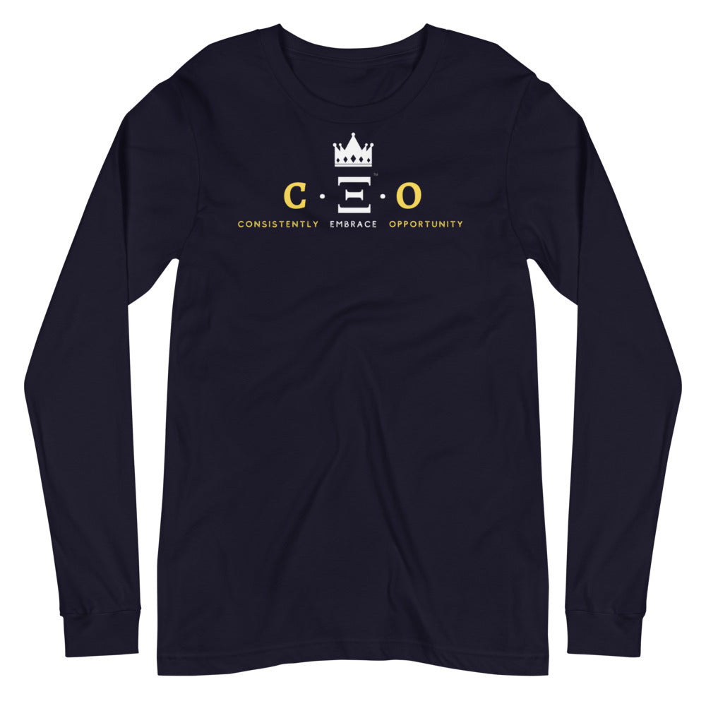 Crowned CEO Long Sleeve Tee-MEECHI