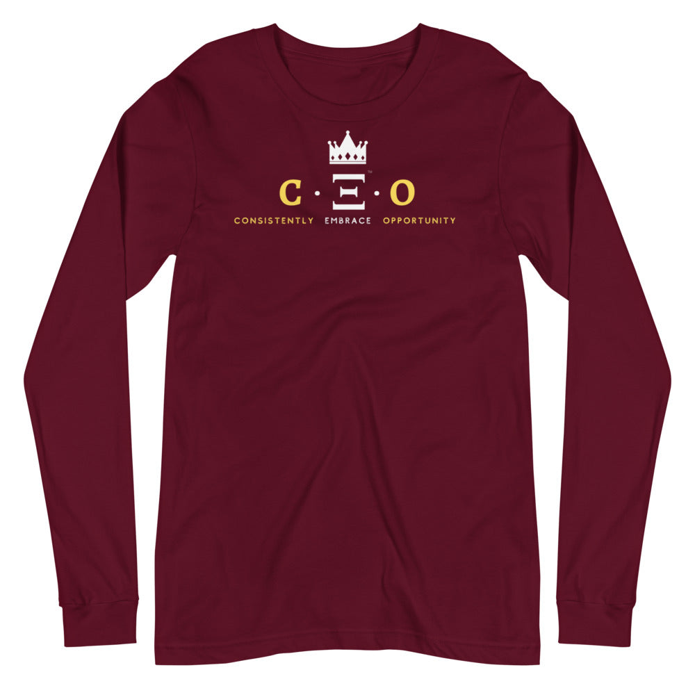 Crowned CEO Long Sleeve Tee-MEECHI