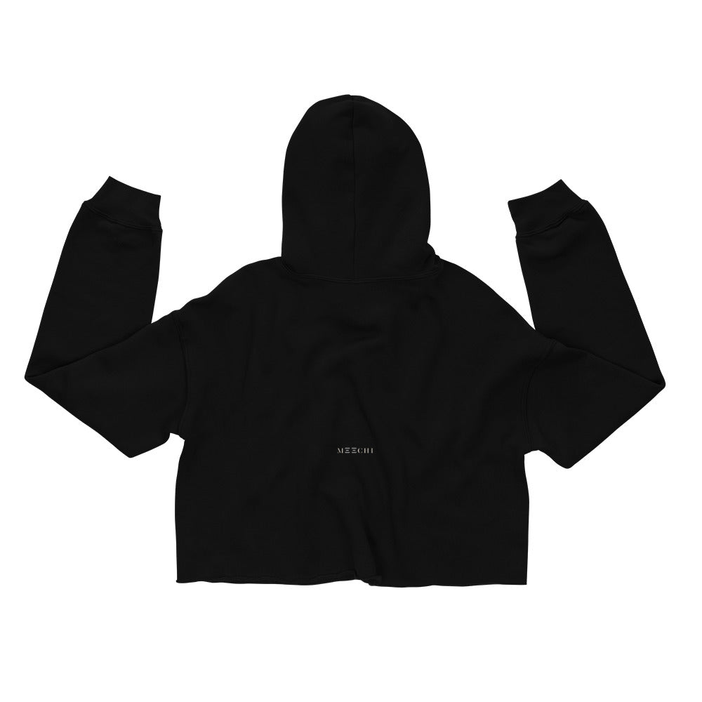 Be Educated Cropped Hoodie-MEECHI