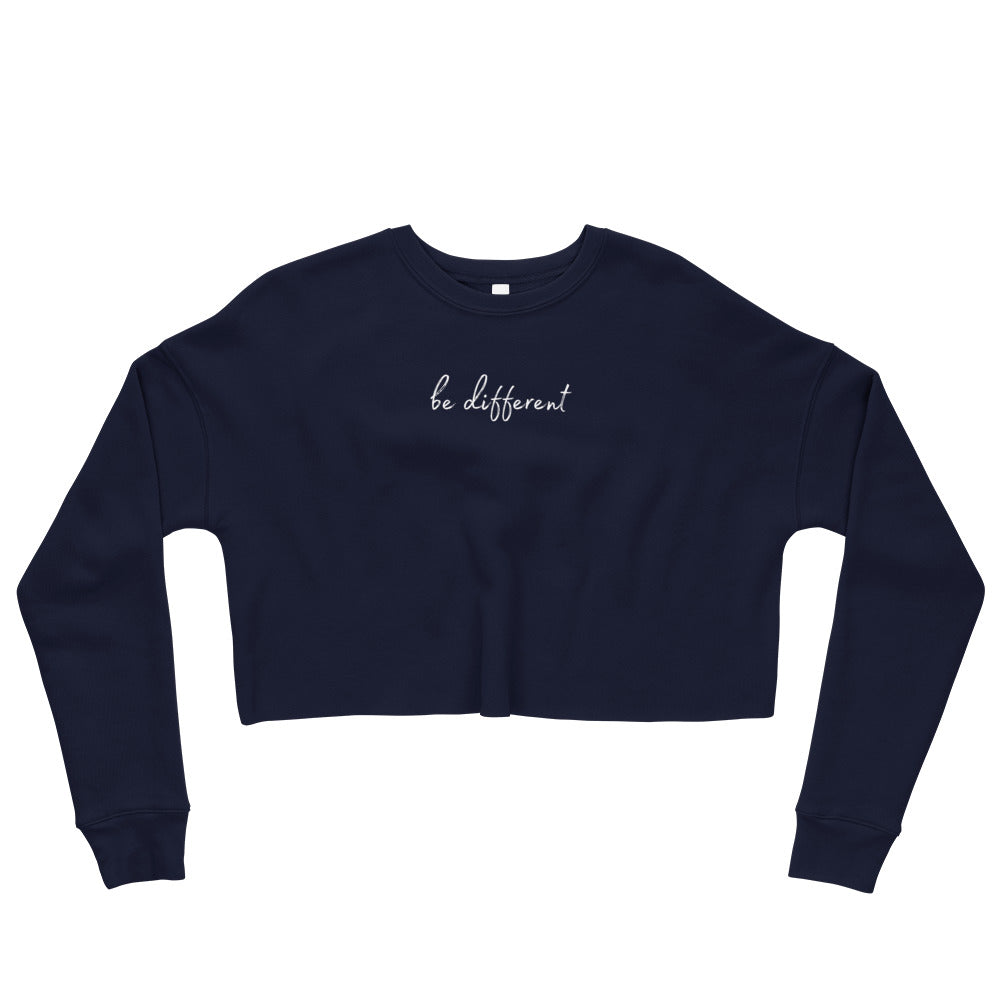 Be Different Cropped Sweatshirt-MEECHI