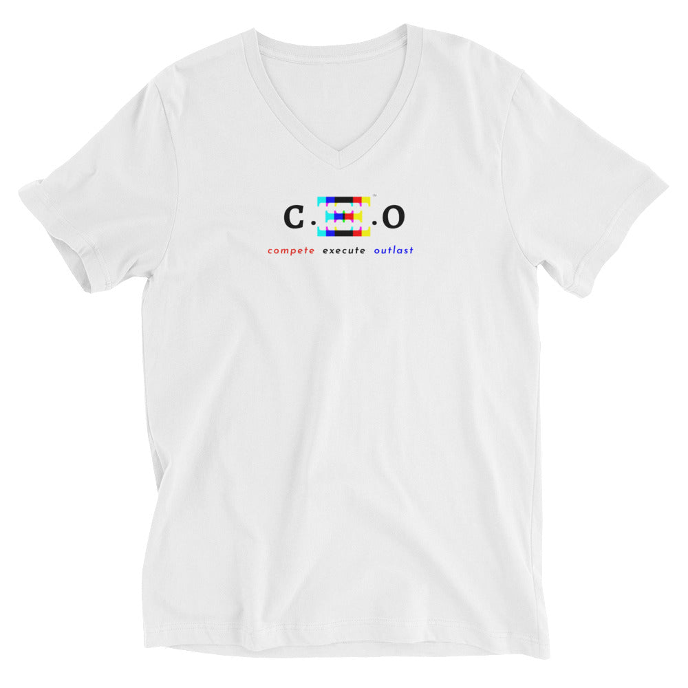 The Bright CEO V-Neck Tee-MEECHI