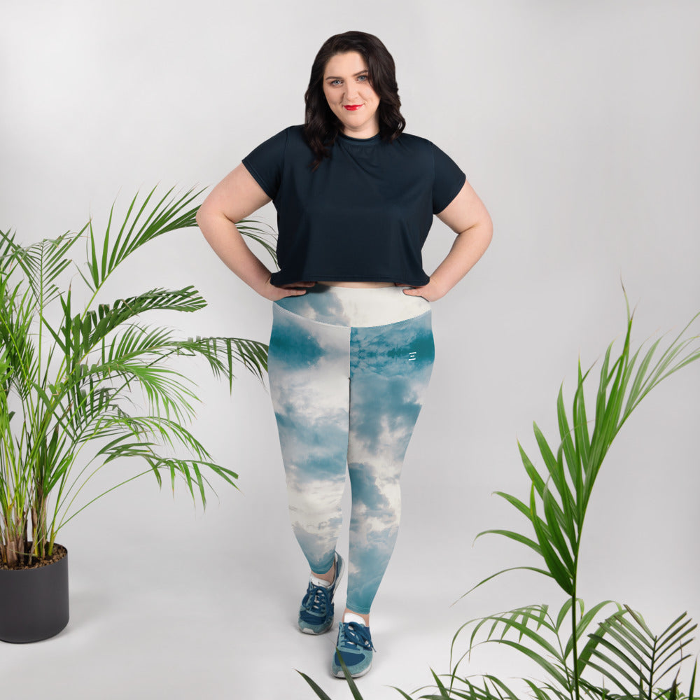 Blessed Plus Size Leggings-MEECHI