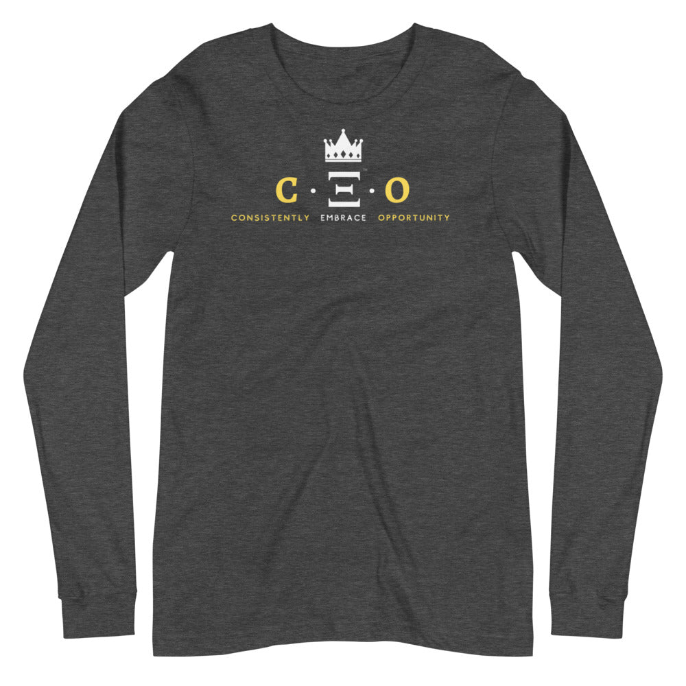 Crowned CEO Long Sleeve Tee-MEECHI