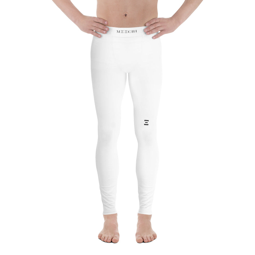 Mens White Performance Tights